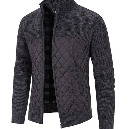 New Autumn Winter Jacket Men Warm Casual Slim Fit Fleece Jacket Elegant Jackets For Men Warm Soft Sweater Solid Jackets Casual Business Men Clothing Lightweight Hooded Jackets