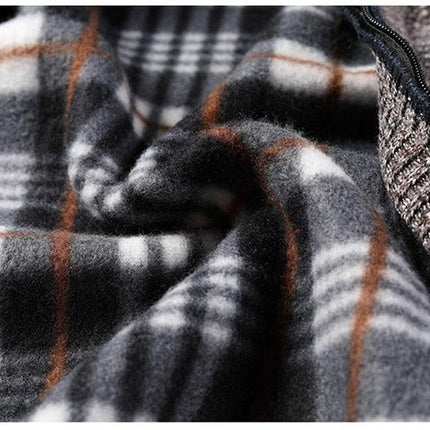 Simple Quality Autumn Winter New Men's Jacket Slim Fit Jacket Slim Fit Thick Sweaters Male Jacket Men Solid Cotton Thick Warm Sweater With Pockets  Fashion Warm Cold Weather Classic Jacket