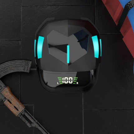 Sports Wireless Wearable Music Headphones Sweatproof LED Display Wireless Charging Case Bluetooth 5.1 Headset Game Real Earphone Radio In-ear Driver Headphones Earbuds For Outdoor Workout