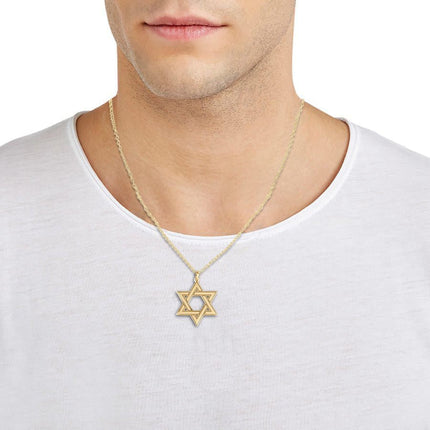 Star of David Necklace For Men