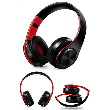 Stylish Wireless Bluetooth Headphone Stereo Headset Music Headset Foldable Wireless and Wired Stereo Headset Micro SD/TF FM For Cell Phone PC