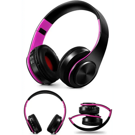 Stylish Wireless Bluetooth Headphone Stereo Headset Music Headset Foldable Wireless and Wired Stereo Headset Micro SD/TF FM For Cell Phone PC