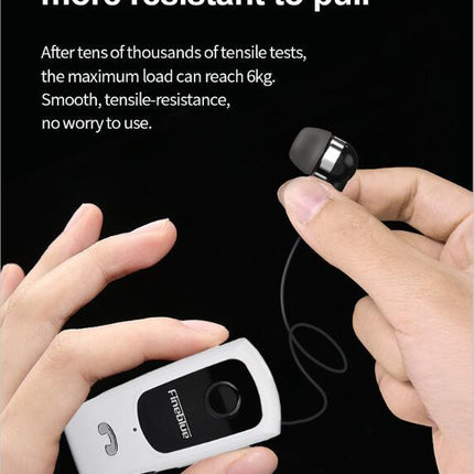 Unique Mini Wireless Earphone Retractable Portable Bluetooth Headset Calls Remind Vibration Sport Run Gamer Headphone Portable Design Comfortable HI-FI Stereo Earphones Noise Cancelling Bluetooth Earpiece