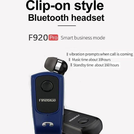 Unique Mini Wireless Earphone Retractable Portable Bluetooth Headset Calls Remind Vibration Sport Run Gamer Headphone Portable Design Comfortable HI-FI Stereo Earphones Noise Cancelling Bluetooth Earpiece