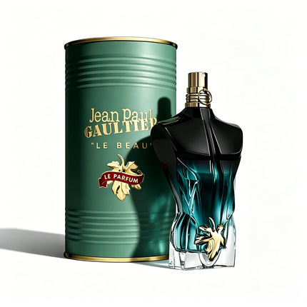 Jean Paul Gaultier Le Beau Le Parfum 4.2Oz Men's Perfume, Long Lasting Fresh Oriental Scent, Elegant Luxury Fragrance, Popular High Demand Designer Perfume