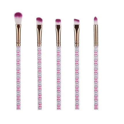 Vintage Style 5/10/15Pcs Makeup Brushes Set Powder Eye Shadow Foundation Blush Blending Make Up Brush Beauty Cosmetic Kit Tools