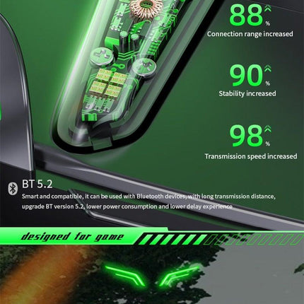Wireless Headphones Noise Canceling Waterproof Gaming Headsets 9D Stereo Sports Earphones With Microphones Sound Quality Wireless Charging Case In-Ear Headphones Wireless Bluetooth 5.1 Headset Deep Bass Soft Comfortable Secure Fit Earphones